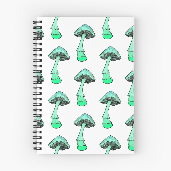 Item preview, Teal mushroom designed and sold by AwkwardCrow.