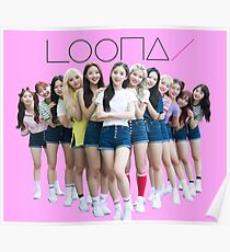 LOONA group photo Poster