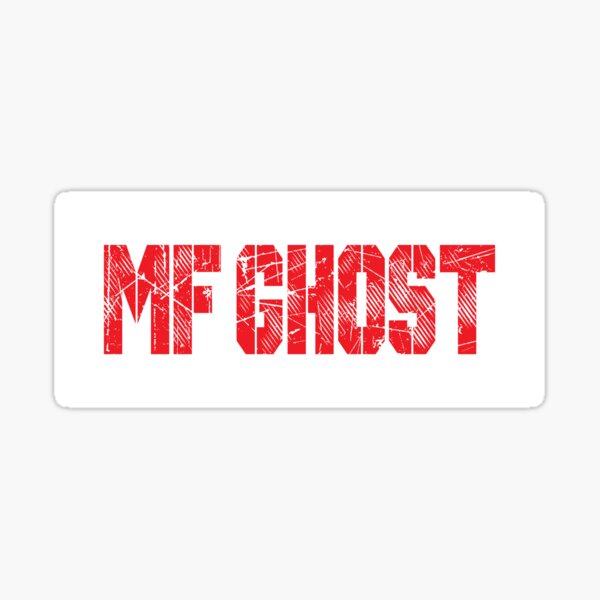 Mf Ghost Stickers Redbubble