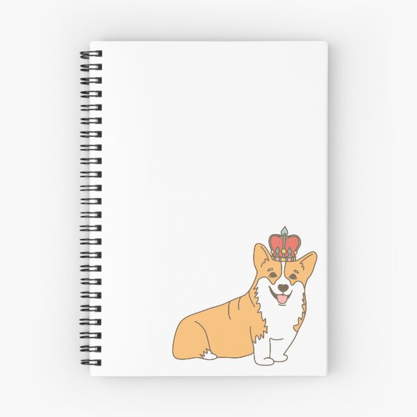 Aperçu de l'œuvre Reine Corgi de dessin animé mignon avec couronne créée et vendue par CarlosAlberto.