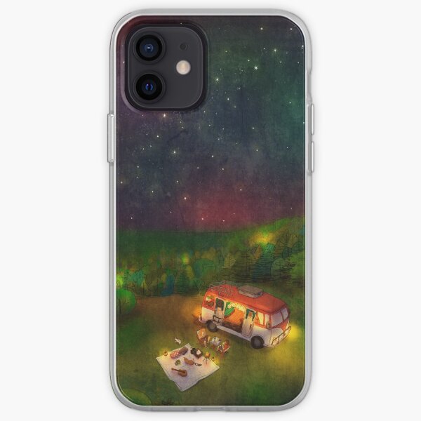 Summer camping iPhone Soft Case