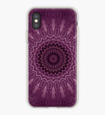 Purple Detailed Mandala Design iPhone Case