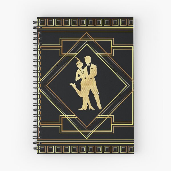 Item preview, Art Deco Gatsby Style Flapper Couple designed and sold by Annnalise.