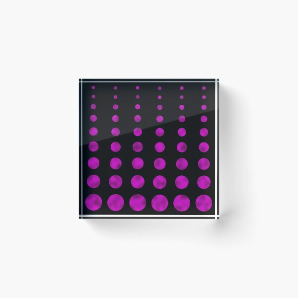Item preview, Abstract geometric polka dot pattern, purple metallic texture designed and sold by diapatternLab.