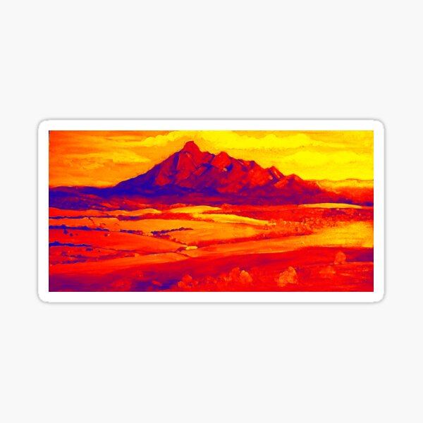 Mt Barney Red.. Sticker