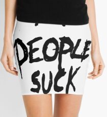 suck logo Mini Skirt