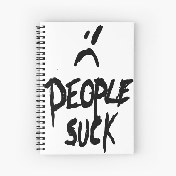 suck logo Spiral Notebook