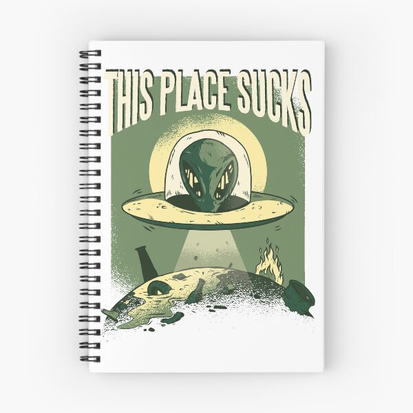 Item preview, This Place Sucks Alien Earth Ranting designed and sold by SchoomDesigns.