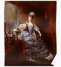 Portrait of Marie-Antoinette of Austria - Jean-Baptiste André Gautier-Dagoty Poster