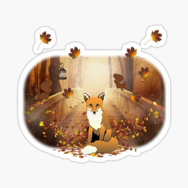 Item preview, Fox on the bridge designed and sold by DAscroft.