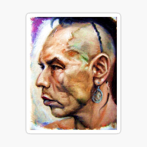 Wes Studi as Magua In The Last Of The Mohicans Sticker