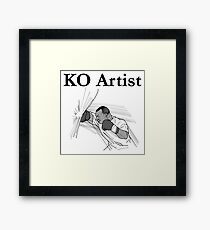 KO Artist Framed Print