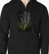 Winter Trees Zipped Hoodie