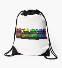 Dalek and Proud Drawstring Bag