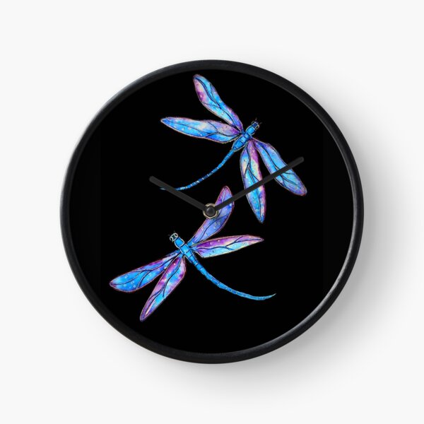 Dragonfly Delight Clock