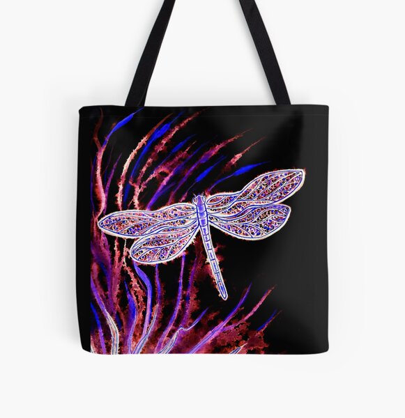 Midnight Flight All Over Print Tote Bag