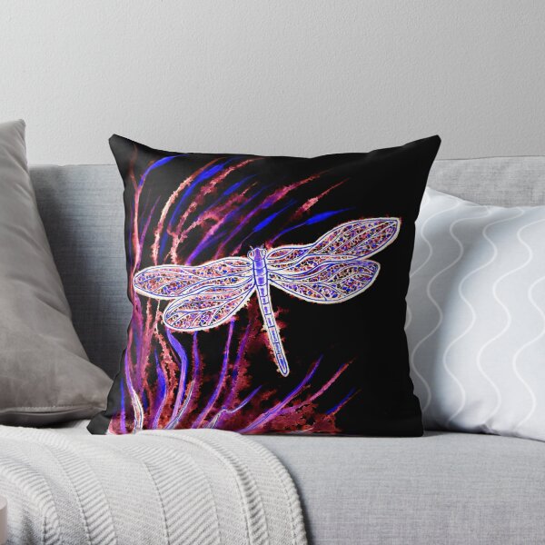 Midnight Flight Throw Pillow