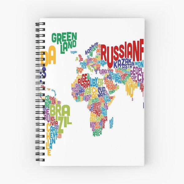 Item preview, Text Map of the World designed and sold by ArtPrints.