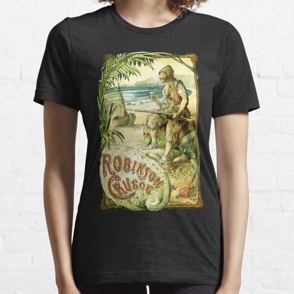 Robinson Crusoe Daniel Defoe Book Cover T-Shirt Essential T-Shirt