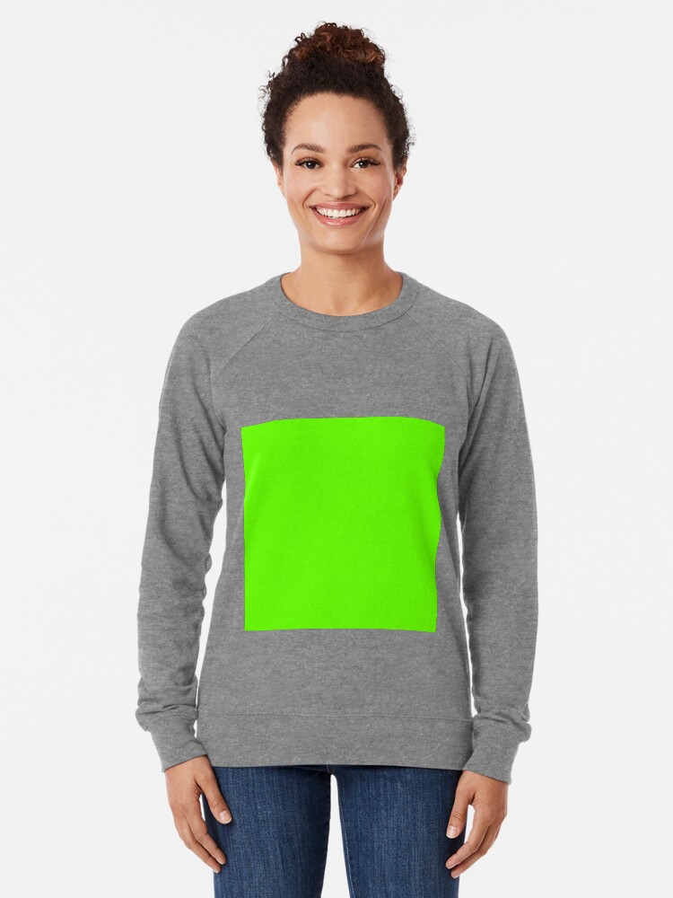 Bright green hotsell sweatshirt womens