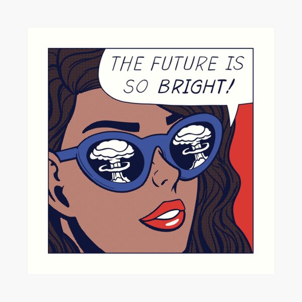 Pop Optimism Girl Art Print