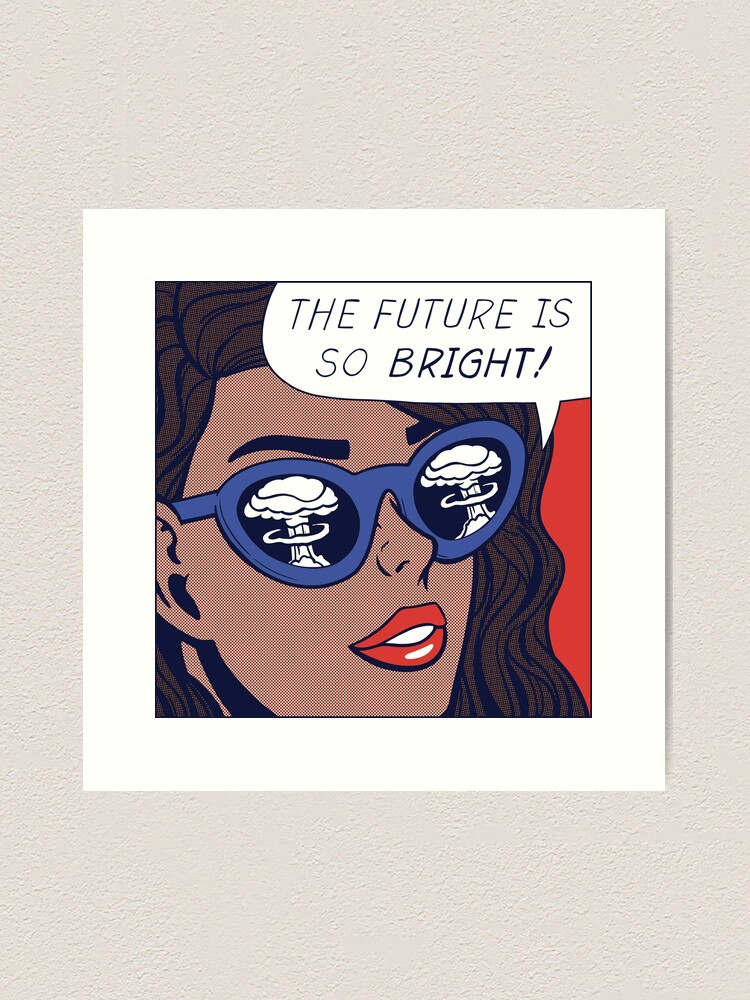 Alternate view of Pop Optimism Girl Art Print