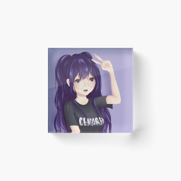 Item preview, Purple Hair Girl ~ designed and sold by iichigomochi.