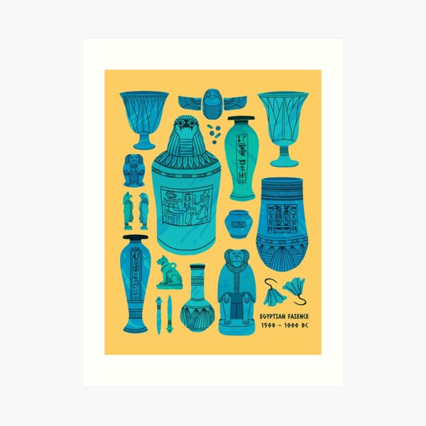 Egyptian Faience Art Print