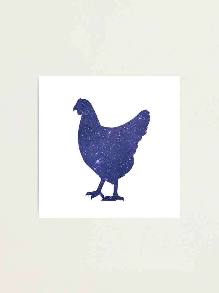 chicken silhouette photographic print by gwendolynfrost redbubble redbubble
