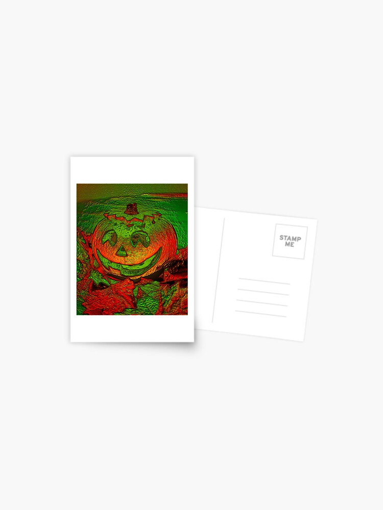 Thumbnail 1 of 2, Postcard, HAPPY HALLOWEEN designed and sold by TatianaMichaela.