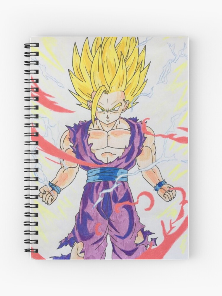 Goku SSJ2  Spiral Notebook for Sale by K90Art