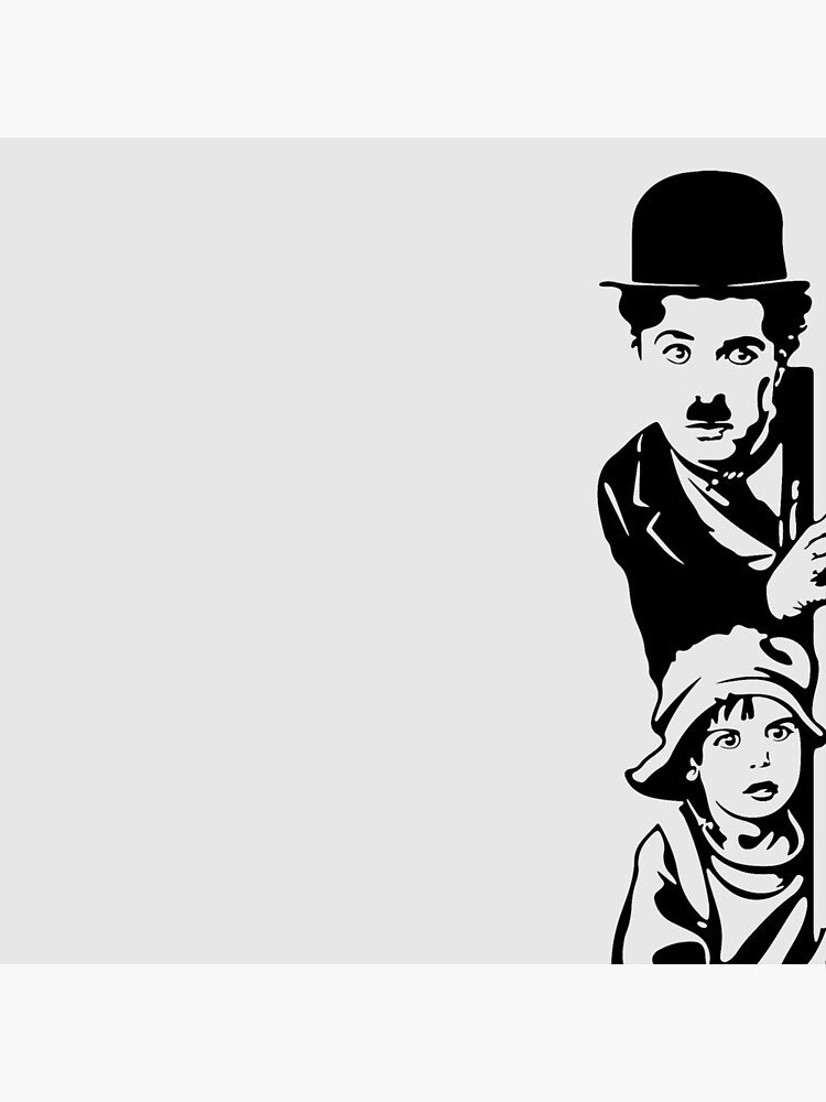 Charlie Chaplin The Kid 1921, Poster Artwork Design by clothorama