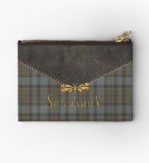TARTAN LEATHER SASSENACH 2 Studio Pouch