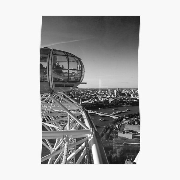 Atop the London Eye Poster