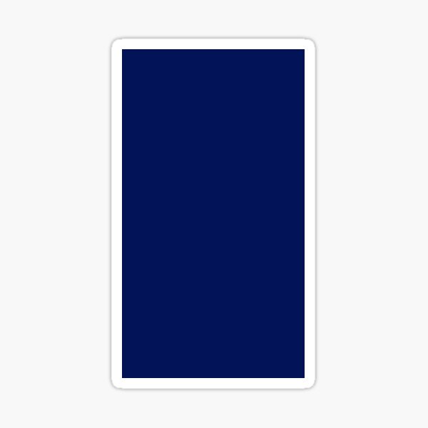 "Navy Blue" Sticker for Sale by Ovahill Redbubble