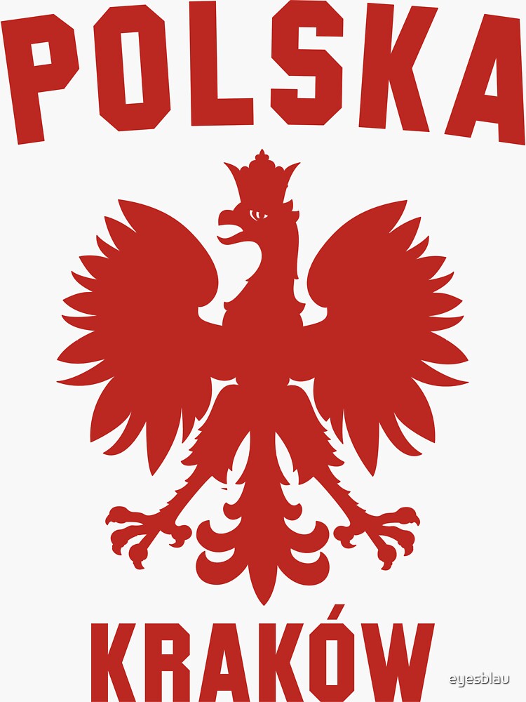 "POLSKA Coat of Arms I KRAKOW" Sticker for Sale by eyesblau | Redbubble