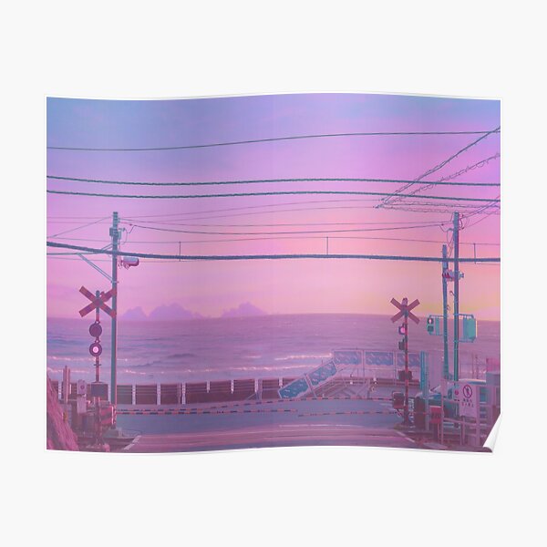 Peachy Morning Poster