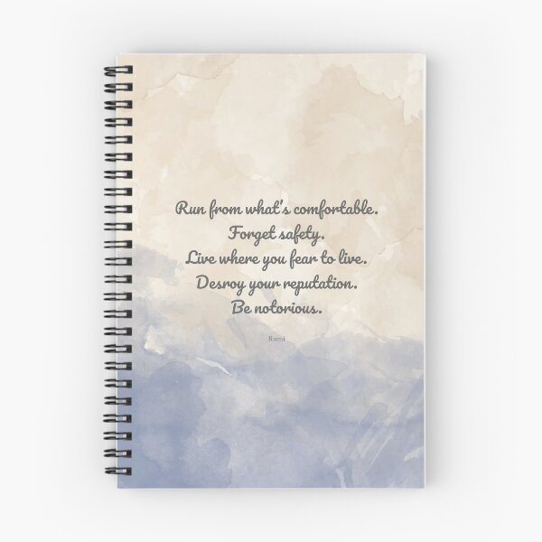 Item preview, Forget safety. Live where you fear to live. - Rumi designed and sold by StudioCitrine.