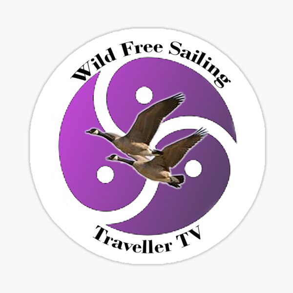 Wild Free Sailing Sticker