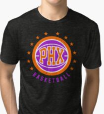 Retro Phoenix Basketball Tri-blend T-Shirt