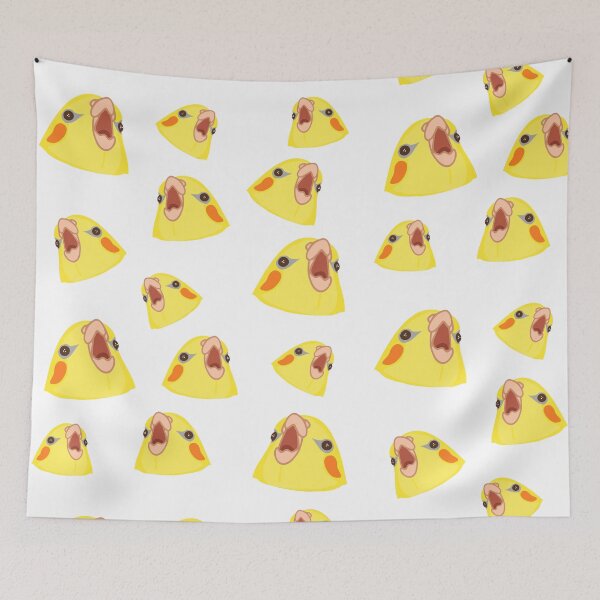Item preview, screming cockatiel pattern designed and sold by FandomizedRose.