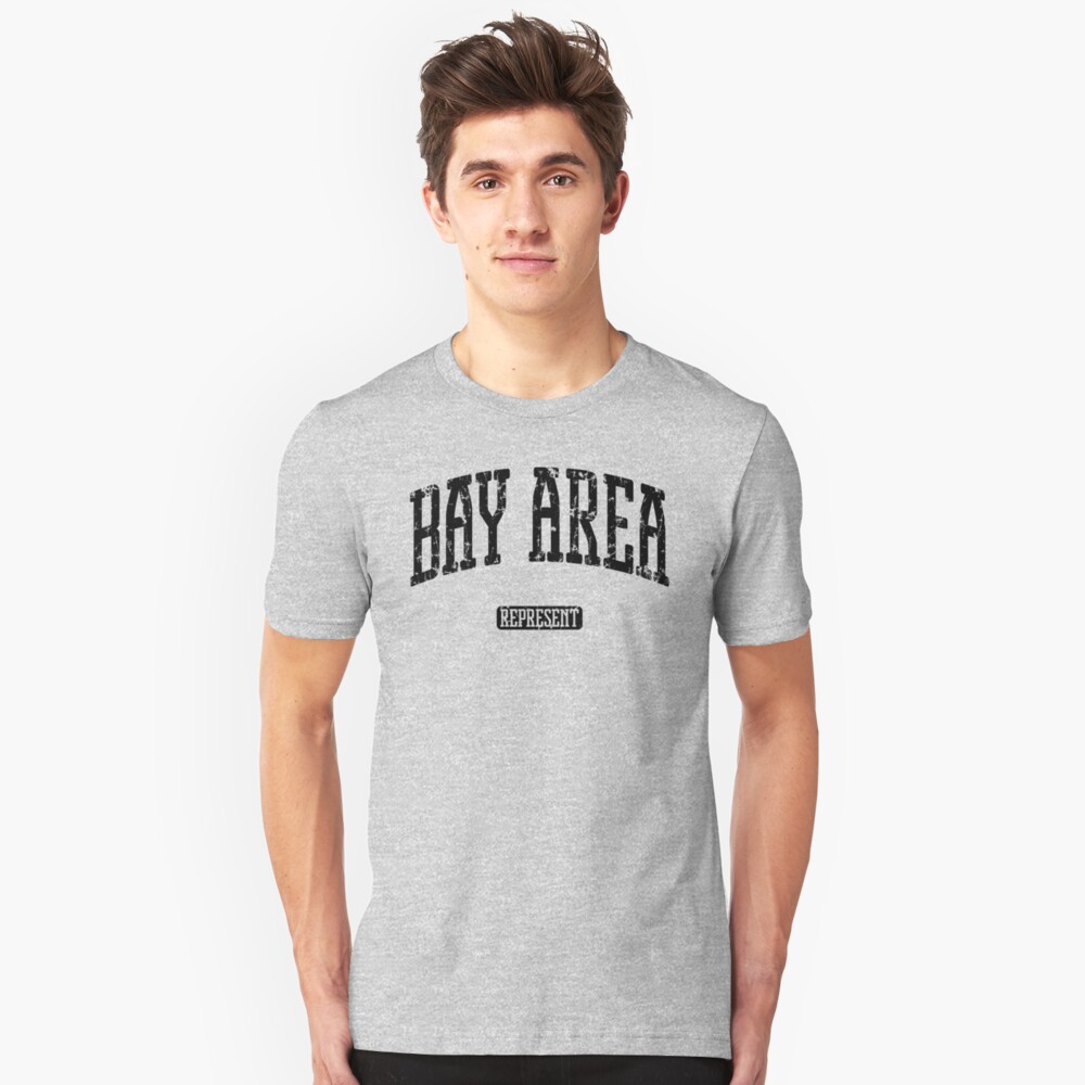 "Bay Area Represent (Black Print)" Tshirt by smashtransit Redbubble