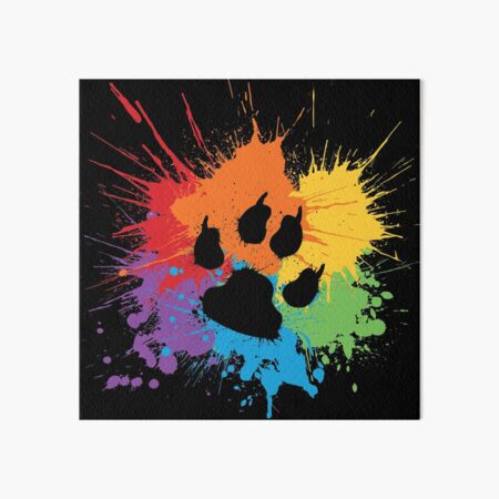 Paw Pride: Dark 2019 Art Board Print