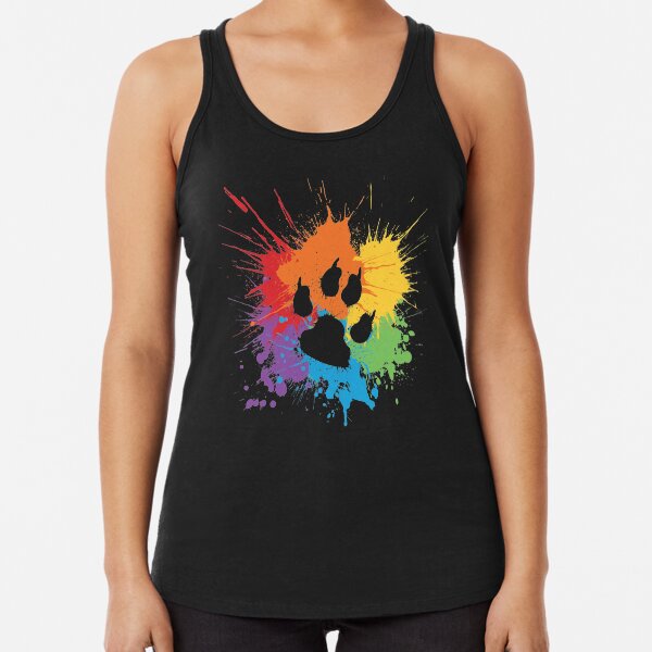 Paw Pride: Dark 2019 Racerback Tank Top