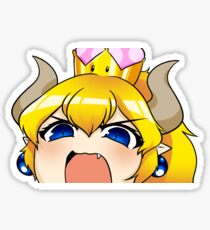 Angry Bowsette Sticker
