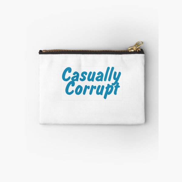 Item preview, Casually Corrupt Blue on White Block (Small) designed and sold by CasuallyCorrupt.
