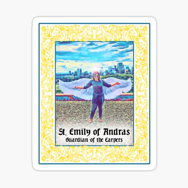 St. Emily Andras Sticker