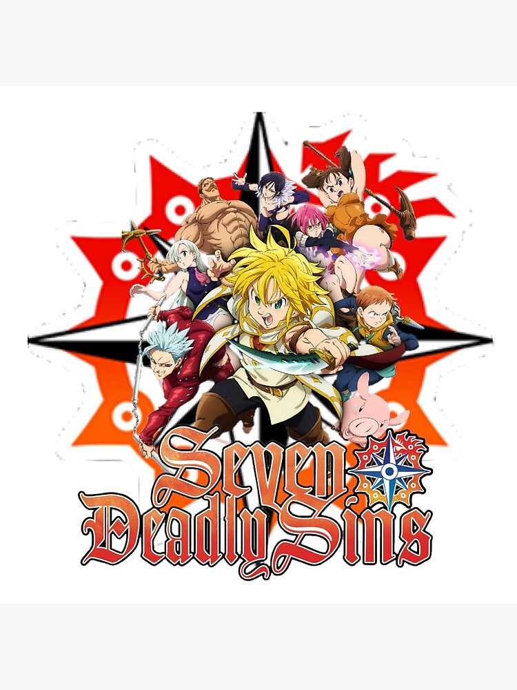 Sac A Dos Seven Deadly Sins Coussin « Seven Deadly Sins Band », par KaizeW167 | Redbubble