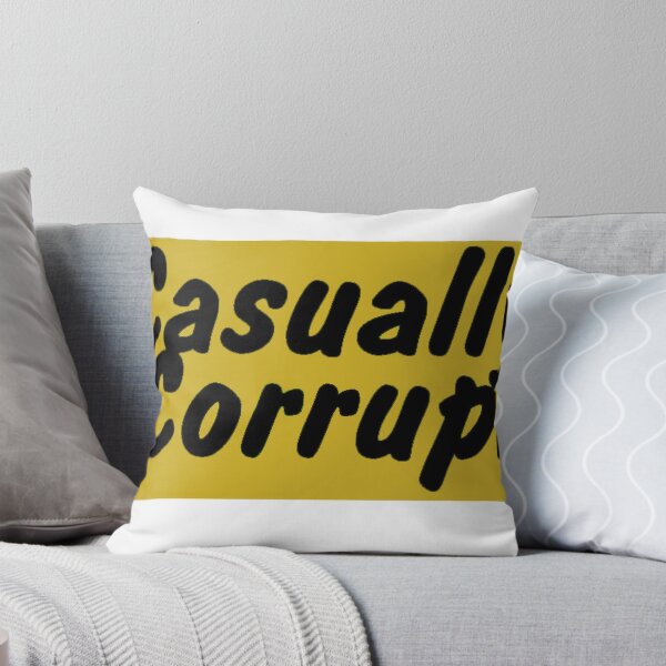 Item preview, Casualmente corrupto negro en bloque de oro (pequeño) designed and sold by CasuallyCorrupt.