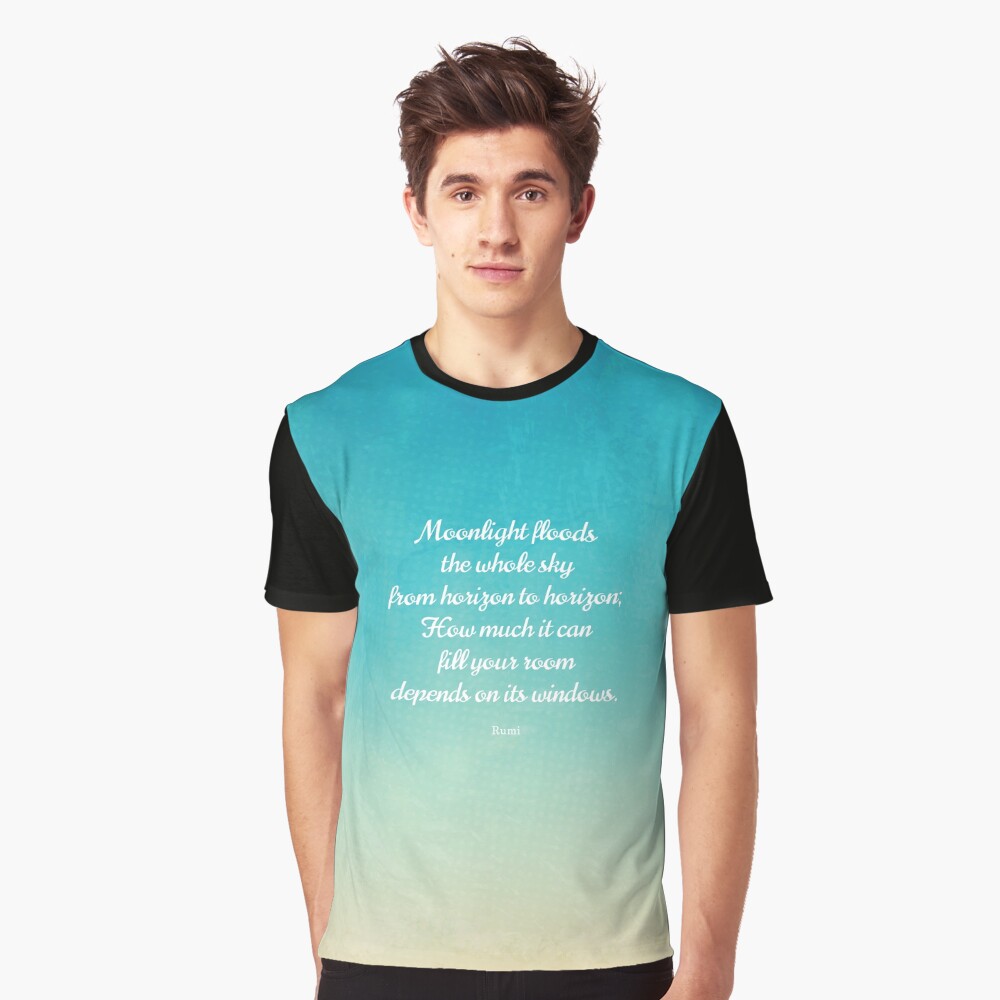 Foulard Clair De Lune Belle Citation De Rumi Par Studiocitrine Redbubble